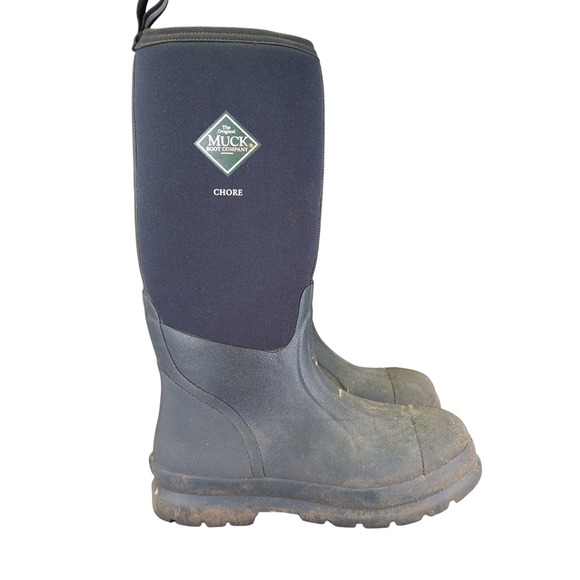 Muck Boot Company Chore Tall Black Waterproof Work Boots Men 8 Women 9 Winter main image 6